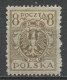 Pologne - Poland - Polen 1921-22 Y&T N°223 - Michel N°151 * - 8m Aigle National - Unused Stamps