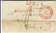 Lettre De BRUXELLES Du 27 OCT 1835 à PARIS + Griffes "L.P.B..R" + "APRES LE DEPART" + "BELGIQUE PAR VALENCIENNES" - 1830-1849 (Belgique Indépendante)