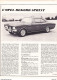 3 Feuillets De Magazine Opel Rekord Break 1976, Rekord II 1972. - Cars