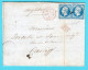 FRANCE Entire 1860 Loudeag To Cardiff, England - 1853-1860 Napoléon III.