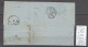 France - Lettre - Bordeaux Pour Danzig - Prusse - Triple Port Via AACHEN- 1866 - 1849-1876: Classic Period