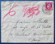 Lettre Pneumatique 1939 Céres De MAZELIN N°373 2FR ROSE ROUGE Oblitéré De PARIS 98 / R Clement MAROT Pour PARIS 6 TTB - Covers & Documents