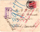 DR 1910, EF 10 Pf. Auf Brief V. Fraureuth N. USA. Sogenannter Schnellster Weg. - Covers & Documents