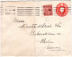 GB 1913, 1 1/2d M. Perfin Auf 1d Ganzsache Brief V. London N. Deutschland - Other & Unclassified