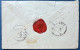Lettre 22 Juillet 1872 Ceres N°60 I 25c Bleu Oblitéré Etoile 10 + Càd " PARIS / R DU CHERCHE MIDI " Pour AJACCIO CORSE T - 1871-1875 Cérès