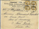 T.P. 32a Bloc De 4 S/Lettre D'ANVERS Du 23 DECE 1883 à NEW YORK (Voie D'Angleterre) + Cachet New York 5 JAN - 1893-1900 Schmaler Bart
