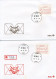 (B) ATM1 FDC Envelop 1981 - Set 6-9-14-59 BEF - Other & Unclassified