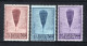353/355 MNH 1932 - Ballon Piccard - Unused Stamps