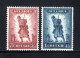 351/352 MNH 1932 - Gedenkteken, Infanterie Te Brussel. - Ongebruikt