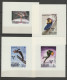 Sharjah 1968 Olympic Games Grenoble Set Of 8 S/s Imperf. MNH - Winter 1968: Grenoble