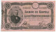 25 LIRE BANCO DI NAPOLI BIGLIETTO AL PORTATORE CAVOUR 01/03/1883 BB/BB+ - Autres & Non Classés