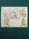 1840 Angleterre Imitation THACKERAY De Enveloppe Mulready, Pas Voyagé Certificat - Sammlungen