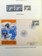 Delcampe - Collection SKI, D'une Exposition, Surtout Timbres, Cartes Postales, Enveloppes - Autres & Non Classés