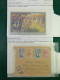 Delcampe - Lot Enveloppes Cartes Postales, Affranchissement De Valeur Surtout Theme Animaux - Collections (with Albums)