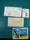 Delcampe - Lot Enveloppes Cartes Postales, Affranchissement De Valeur Surtout Theme Animaux - Collezioni (in Album)