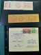 Delcampe - Lot Enveloppes Cartes Postales, Affranchissement De Valeur Surtout Theme Animaux - Collections (en Albums)