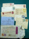 Collection D'histoire Postale Monde, Avec Enveloppes Voyagé, Seule Classiques - Sammlungen (im Alben)
