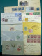 Delcampe - Collection D'histoire Postale Monde, Avec Enveloppes Voyagé, Seule Classiques - Verzamelingen (in Albums)