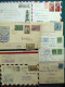Collection D'histoire Postale Hollande Enveloppes Cartes Postales Semi-classique - Sammlungen
