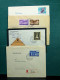 Delcampe - Collection Liechtenstein Boite Environ 150 Enveloppes Cartes FDC Annes 30/40  CV - Collections