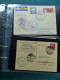 Delcampe - Beaucoup Enveloppes, Premiers Vols, Aussi Années 50,  Londres -Monaco 1955  - Collections (en Albums)