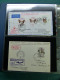 Delcampe - Beaucoup Enveloppes, Premiers Vols, Aussi Années 50,  Londres -Monaco 1955  - Collections (en Albums)
