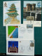 Delcampe - Collection Thèmes Divers Surtout Célébrités Monuments Avec FDC, Histoire Postale - Collections (en Albums)