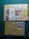 Delcampe - Lot France D'histoire Postale Boite: Enveloppes Et Cartes Postales Jusque '90  - Collections