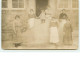 A Localiser - Carte-Photo - Femmes Autour D'une Fillette Devant Une Maison - A Identifier