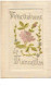Carte Brodée - Félicitations De Fiancailles - Rose - Embroidered