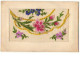 Carte Brodée - Fleurs - Embroidered