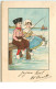 Druck U Verlag N°143 - Florence Hardy - Couple De Petit Hollandais Sur Un Ponton, Le Garçon Pêchant - Hardy, Florence