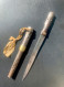 Delcampe - ANCIEN COUTEAU TRADITIONNEL BHOUTAN /TIBET DES ANNEES 1800, PIECE RARE POUR COLLECTION TOP - Armes Blanches