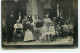 Carte Photo à Localiser - Groupe D'hommes, De Femmes, D'enfant à Une Terrasse De Café - Cafés