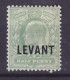 British Levant 1905 Mi. 13, ½p. König King Edward VII. Overprinted Aufdruck Surchargé 'LEVANT', MH* - Brits-Levant