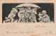 AK Künstlerkarte - Es Regnet, Wenn Es Regnen Will... -  Putti Mit Regenschirm - 1897  (69589) - Before 1900