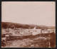 Jolie Photographie De Bateaux Sur Un Fleuve, Vapeur Et Voiliers à Identifier, Circa 1900, Beau Cliché Original 8,4x7,1cm - Bateaux