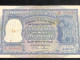 INDIA 100 RUPEES P-43  1957 TIGER ELEPHANT DAM MONEY BILL Rhas Pinhole ARE BANK NOTE Red Numbers Above And Below 1 Pcs A - Inde