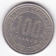 République Du Tchad 100 Francs 1971, En Nickel , KM# 2 - Ciad