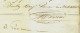 JUDAICA NAVIGATION 1834 De Moureau Sign. Maçonnique Capitaine De Navire à Elisée Raba Négociant Bordeaux FRET ASSURANCE - 1800 – 1899