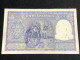 INDIA 100 RUPEES P-43  1957 TIGER ELEPHANT DAM MONEY BILL Rhas Pinhole ARE BANK NOTE Red Numbers Above And Below 1 Pcs A - India