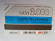 ITALIA LIRE 2000 /G7 NAPOLI SUMMIT '94 / WELCOME FROM ES/ FLAGS/  CARD / MINT    PREPAID   ** 16653** - Openbaar Gewoon