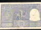 Delcampe - INDIA 100 RUPEES P-43  1957 TIGER ELEPHANT DAM MONEY BILL Rhas Pinhole ARE BANK NOTE Black Numbers Above And Below 1 Pcs - Indien