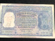 INDIA 100 RUPEES P-43  1957 TIGER ELEPHANT DAM MONEY BILL Rhas Pinhole ARE BANK NOTE Black Numbers Above And Below 1 Pcs - Inde