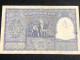 Delcampe - INDIA 100 RUPEES P-43  1957 TIGER ELEPHANT DAM MONEY BILL Rhas Pinhole ARE BANK NOTE Black Numbers Above And Below 1 Pcs - Inde