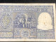 Delcampe - INDIA 100 RUPEES P-43  1957 TIGER ELEPHANT DAM MONEY BILL Rhas Pinhole ARE BANK NOTE Black Numbers Above And Below 1 Pcs - India