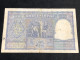 INDIA 100 RUPEES P-43  1957 TIGER ELEPHANT DAM MONEY BILL Rhas Pinhole ARE BANK NOTE Black Numbers Above And Below 1 Pcs - India