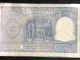 Delcampe - INDIA 100 RUPEES P-43  1957 TIGER ELEPHANT DAM MONEY BILL Rhas Pinhole ARE BANK NOTE Black Number Below 1 Pcs Au Very Ra - India
