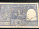 Delcampe - INDIA 100 RUPEES P-43  1957 TIGER ELEPHANT DAM MONEY BILL Rhas Pinhole ARE BANK NOTE Black Numbers Above And Below 1 Pcs - Indien