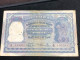 INDIA 100 RUPEES P-43  1957 TIGER ELEPHANT DAM MONEY BILL Rhas Pinhole ARE BANK NOTE Black Number Below 1 Pcs Au Very Ra - Indien